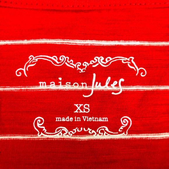 2x T-shirts Maison Jules Green & Red SX - Picture 4 of 11